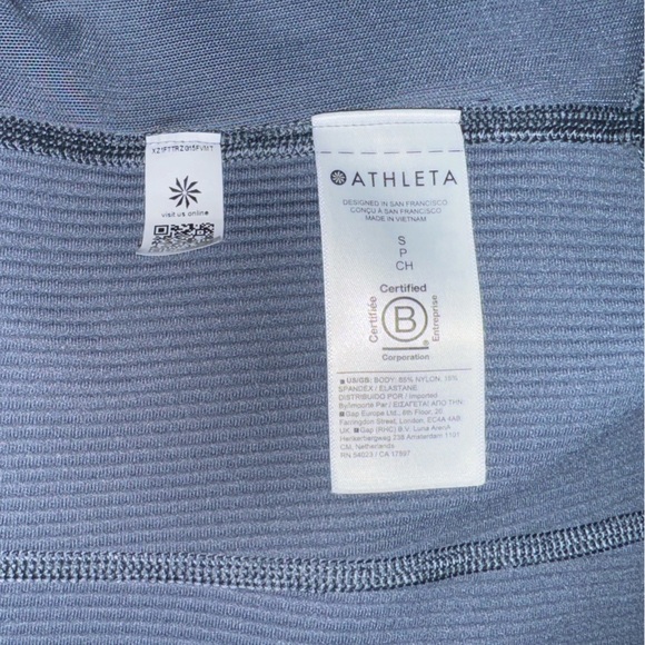 LIKE NEW ATHLETA FULL ZIP JACKET BLUE - Picture 4 of 4